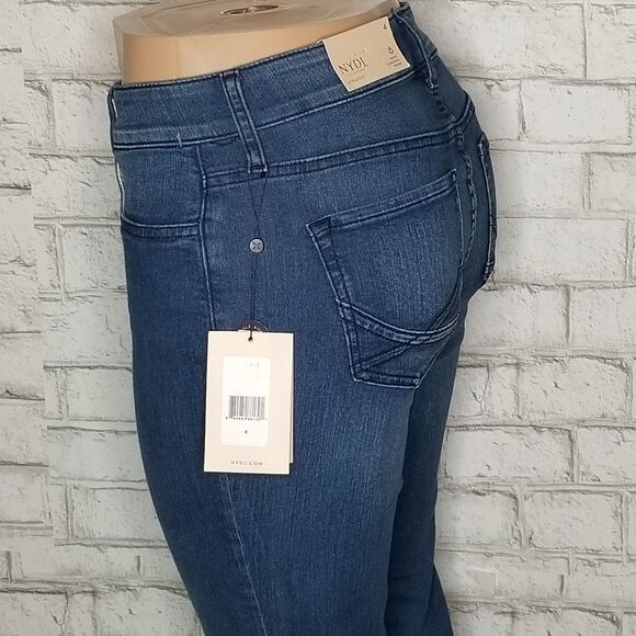 NYDJ Marilyn Raw Hem Ankle Jeans - Picture 2 of 5